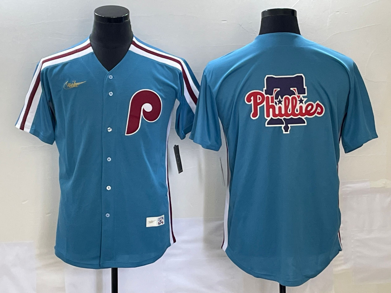 Men's Philadelphia Phillies Blue Team Jersey